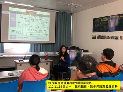 112-1 特殊教育職涯輔導教師研習活動