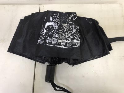 882 黑色摺傘(史努比圖案)圖片